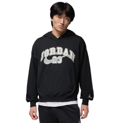 Men Hoodies - Nike Jordan MVP Oversized French Terry Pullover Hoodie - Black