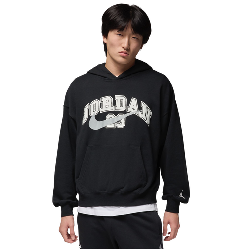 Nike Jordan MVP Oversized French Terry Pullover Hoodie Image 1 of 6. Tap to open photo gallery.