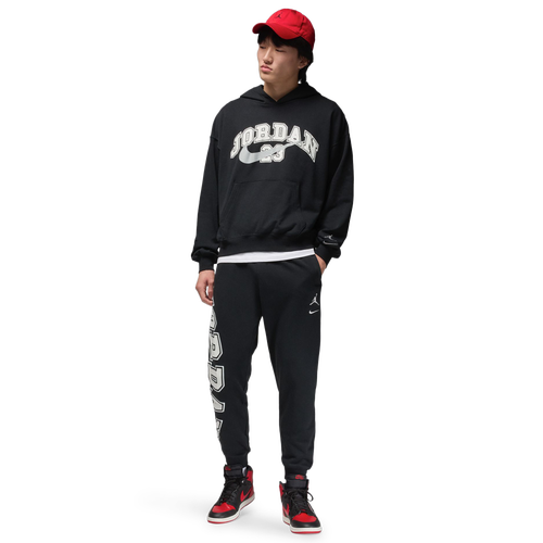 Nike Jordan MVP Oversized French Terry Pullover Hoodie Image 3 of 6. Tap to open photo gallery.