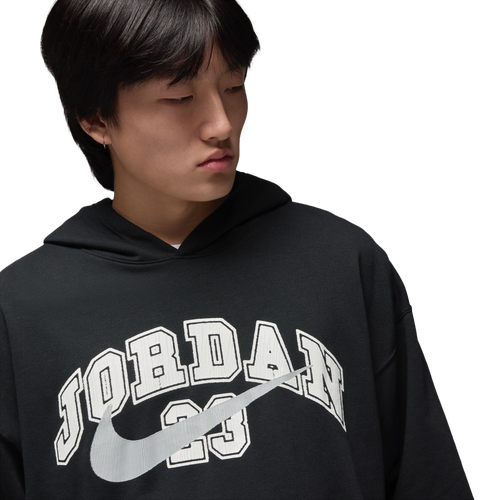 Nike Jordan MVP Oversized French Terry Pullover Hoodie Image 4 of 6. Tap to open photo gallery.
