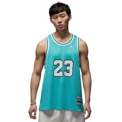 Men T-Shirts - Nike Jordan Flight Essentials Short-Sleeve T-Shirt - Washed Teal