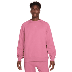 Men Hoodies - Nike NOCTA Pullover Fleece Crew - Desert Berry