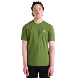 Men T-Shirts - adidas Essential Trefoil Tee - Tech Olive