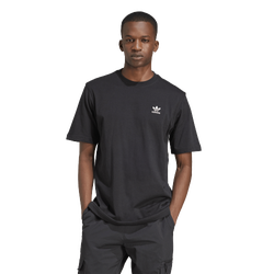 Men T-Shirts - adidas Essential Trefoil Tee - Black