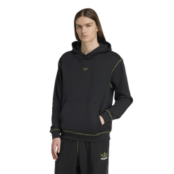 Men Hoodies - adidas Originals Distressed Graphic Fleece Hoodie - Black