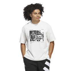 Men T-Shirts - adidas Anthony Edwards 2 Graphic Tee - Cloud White