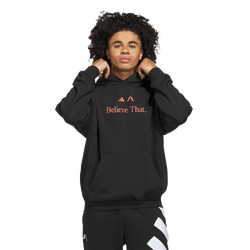 Men Hoodies - adidas Anthony Edwards Fleece Hoodie - Black