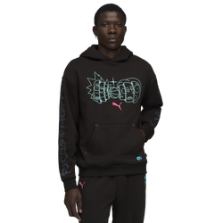 Men Hoodies - Puma Rick And Morty - Puma Black
