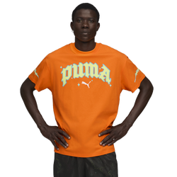 Men T-Shirts - Puma MB.01 Rick and Morty T-Shirt - Rickie Orange