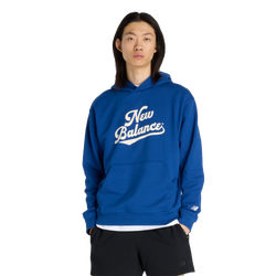 Men Hoodies - New Balance Nb Athletics - Blue
