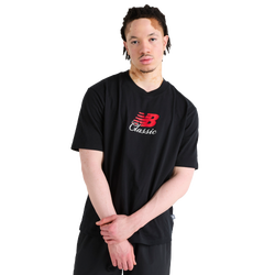 Men T-Shirts - New Balance Hoops Classic Graphic Tee - Black