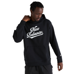Men Hoodies - New Balance Athletics Fleece Hoodie - Black