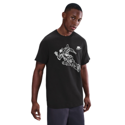 Men T-Shirts - Nike Sportswear Graphic T-Shirt - Black-White
