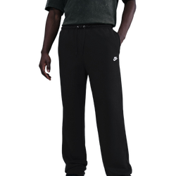 Men Pants - Nike Club Fleece Bungee Trousers - Black