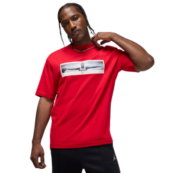 Men T-Shirts - Jordan Brooklyn Wings Tee - Red-Black