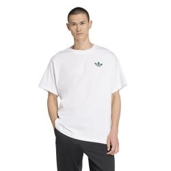 Men T-Shirts - adidas Sport Club Oversized Tee - White-Collegiate Green