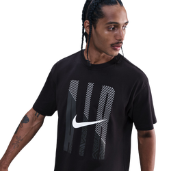 Men T-Shirts - Nike Air Graphic Tee - Black-White