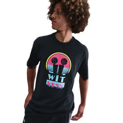 Men T-Shirts - Nike Lebron James Miami Twice - Black-Black