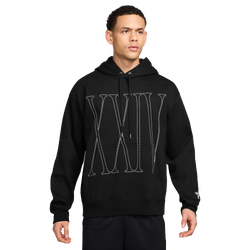 Men Hoodies - Nike Kobe Pull Over Hoody - Black-White
