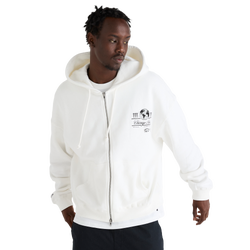 Men Hoodies - Mitchell & Ness Worldwide Bulls Fleece Hoodie - Cloud-Cloud