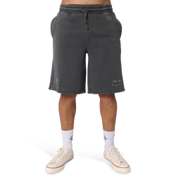 Men Shorts - Mitchell & Ness Chicago Bulls Worldwide Fleece Jorts - Black-Black