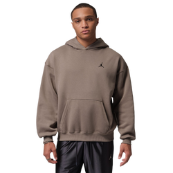 Men Hoodies - Jordan Brooklyn Ovs Hoodie - Olive Grey