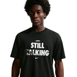 Men T-Shirts - Nike Men's Basketball LBJ T-Shirt - Black