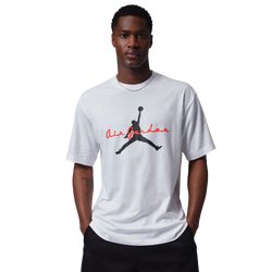 Men T-Shirts - Jordan Brooklyn Essentials 85 Gfx Ss Tee - White-Infrared 23