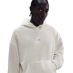 Men Hoodies - Nike Standard Issue Fleece Hoodie - Sail-Black