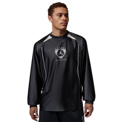 Men T-Shirts - Jordan Brooklyn Fc Goalie Top - Black-White-(Metallic Silver)