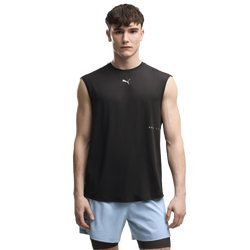 Men T-Shirts - Puma Brightstride Cloudspun Sleeveless Relaxed Top - Black