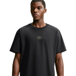 Men T-Shirts - Nike Air Plus Tee - Black-Black