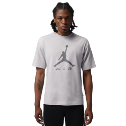 Men T-Shirts - Jordan Brooklyn GFX Tee - Neutral Grey-Smoke Grey