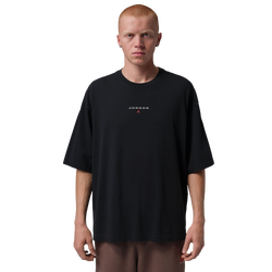 Men T-Shirts - Jordan Flight Essentials Oversized Tee - Black-Black