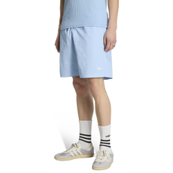 Men Shorts - adidas Trefoil Essentials Woven Shorts - Clear Sky-Clear Sky