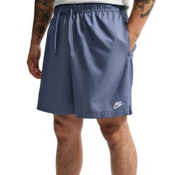 Men Shorts - Nike Club Woven Flow Short - Diffused Blue-White
