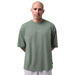 Men T-Shirts - Jordan Flight Essentials Tee - Clay Green-Black