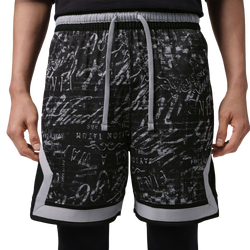 Men Shorts - Jordan Tatum Dri-FIT Diamond Basketball Shorts - Black-Light Smoke Grey-Infrared 23