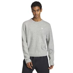Men Sweatshirts - adidas Trefoil Essentials Knit Sweater - Grey Heather