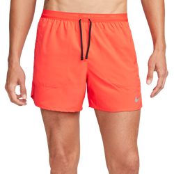 Men Shorts - Nike Challenger Dri-fit 5" Lined Running Shorts - Bright Crimson-Black-Reflective Silv