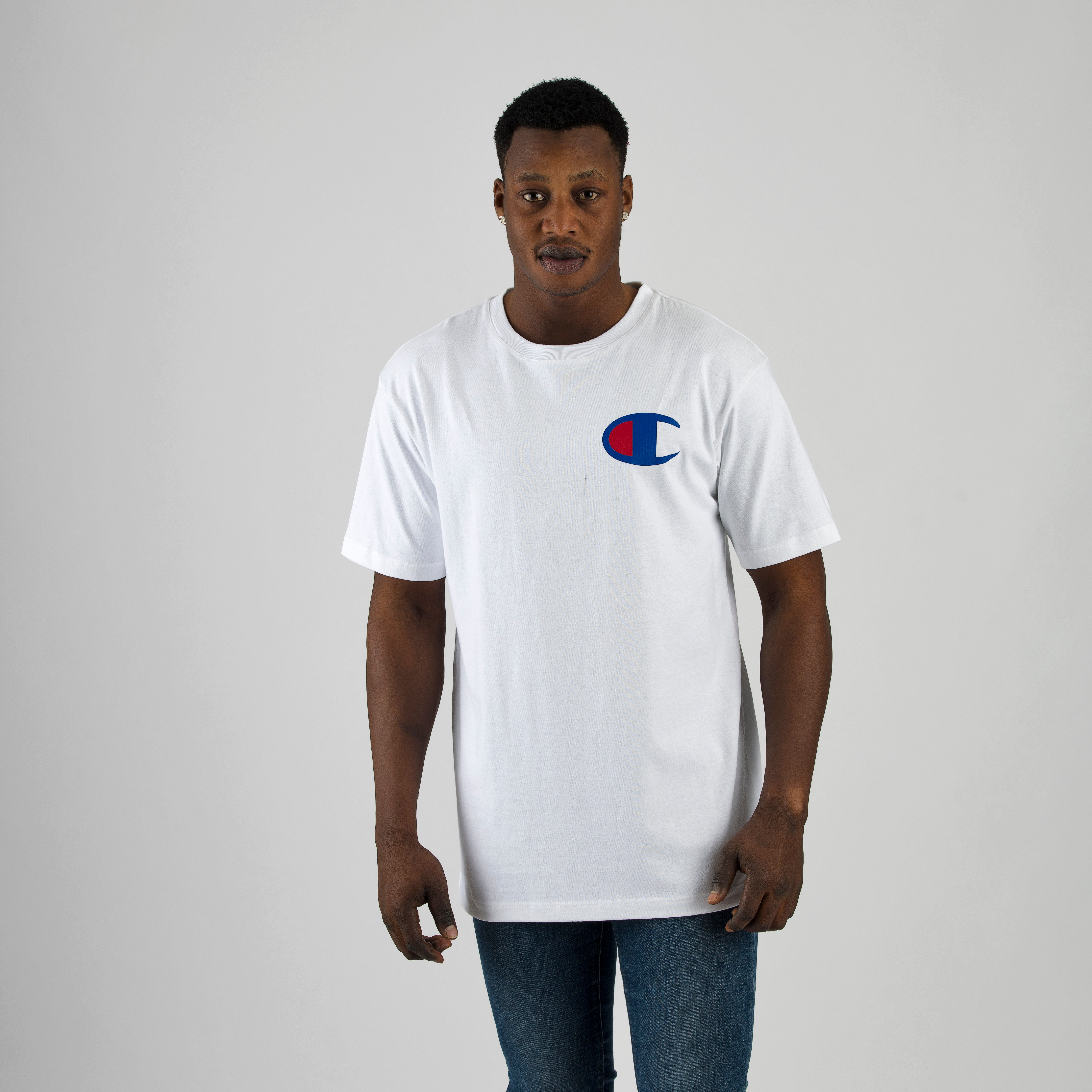 foot locker champion t shirt