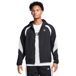 Men Jackets - Nike Air Varsity Jacket - Black-White