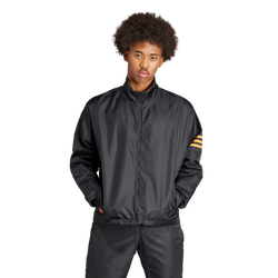 Men Jackets - adidas New Classics - Black-Semi Impact Orange