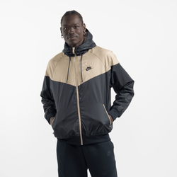 Men Jackets - Nike Woven - Black-Khaki-Khaki