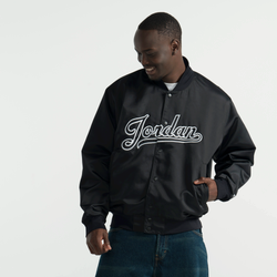 Men Jackets - Jordan Flight MVP Statement Jacket - Black-White