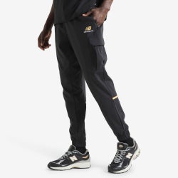 Men Pants - New Balance Classics Woven Cargo Pant - Black-Gold