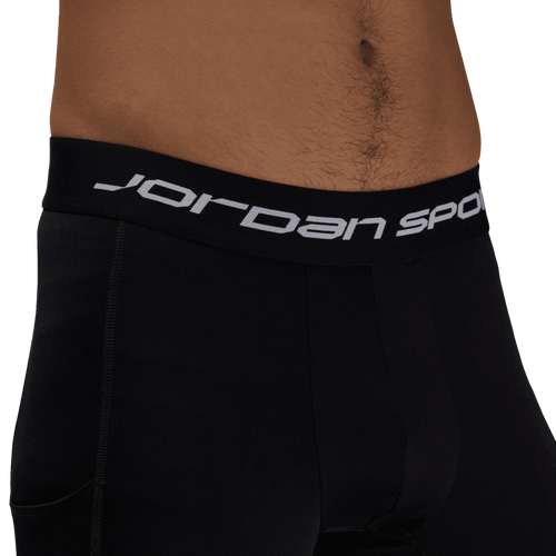 Jordan Sport Men's Dri-FIT 3/4-Length Compression Tights Image 4 of 5. Tap to open photo gallery.