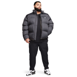 Men Jackets - Nike Puffer Jacket - Iron Grey-White