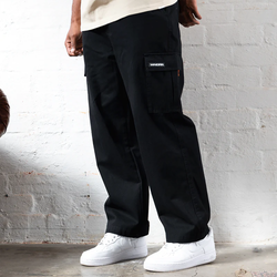 Men Pants - WNDRR Booster Cargo - Black-Black