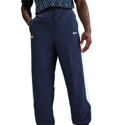 Men Pants - Nike Tuned Sportswear Tracksuit Pants - Obsidian-Celestine Blue